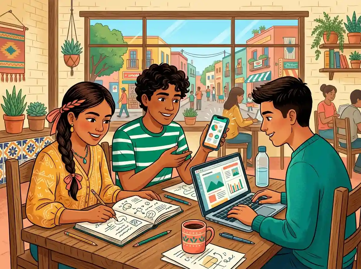 Ilustración para el grupo Amistades en Tijuana