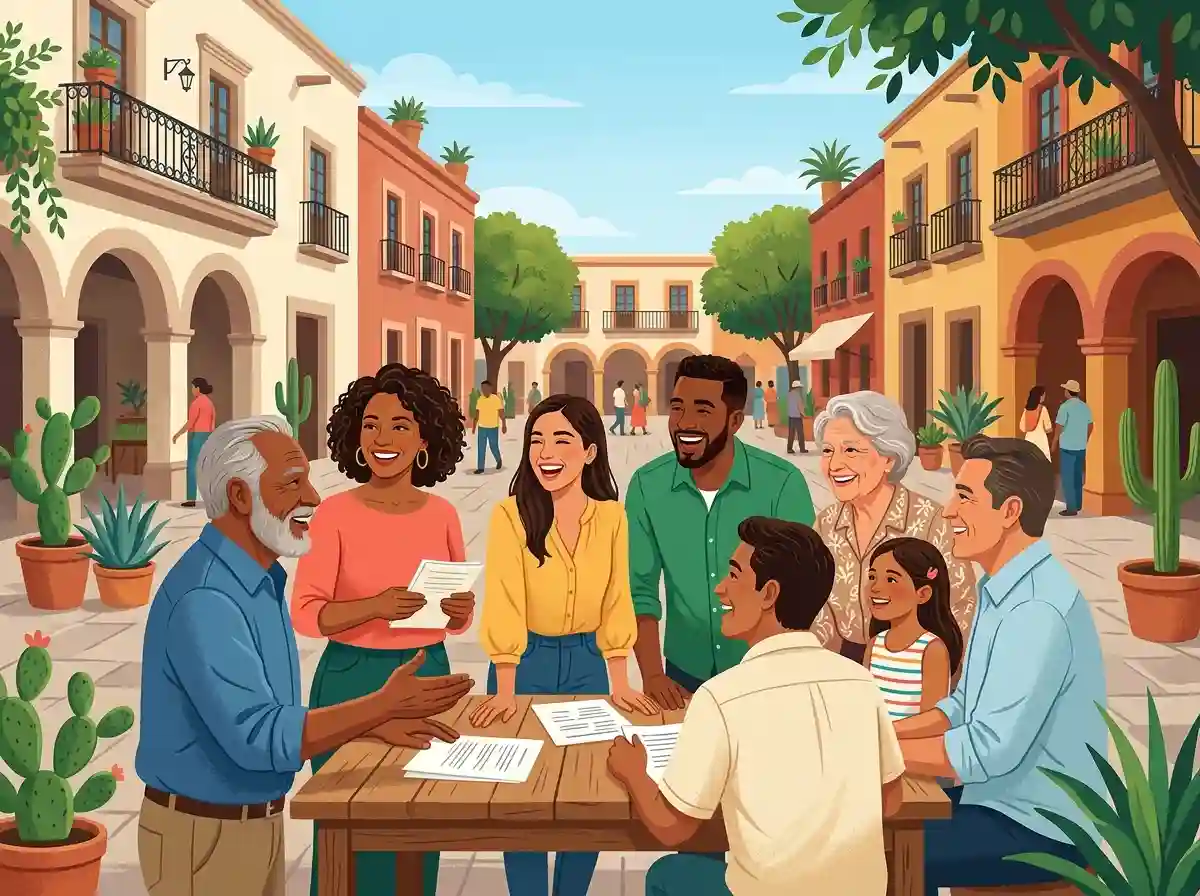 Ilustración para el grupo Social en Cancún