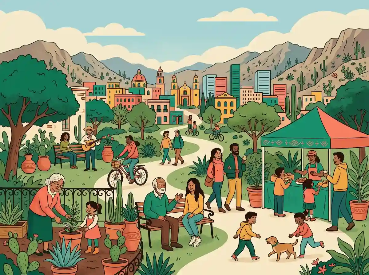 Ilustración para el grupo VUELOS BARATOS MX en Tijuana