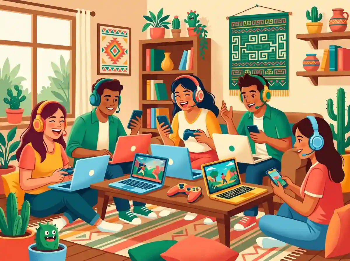 Ilustración para el grupo TEAM SPORTIFY Y MUSIC en México
