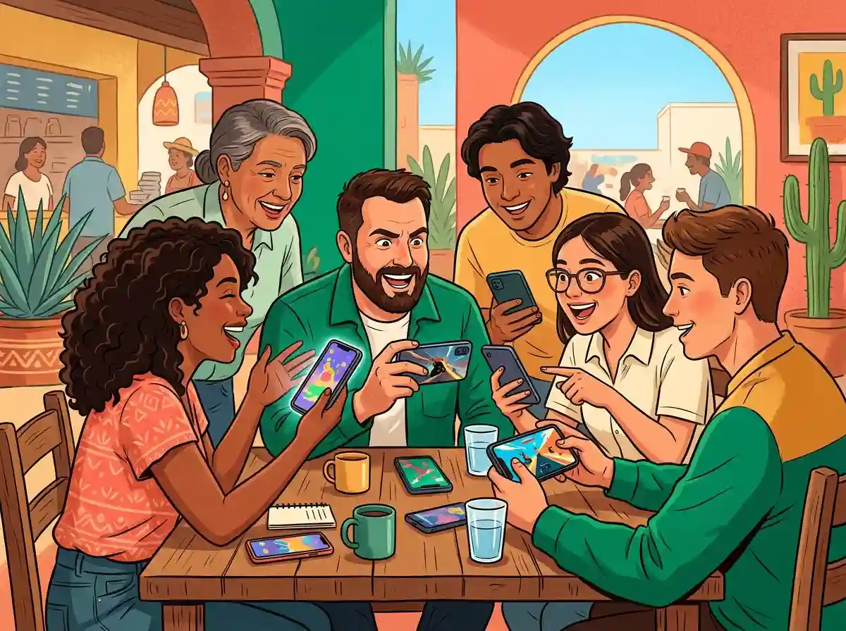 Ilustración para el grupo TEAM STIKERS RANDOM en México