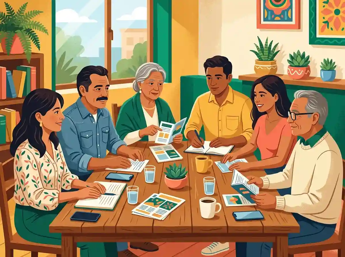 Ilustración para el grupo Gente normal en Tijuana