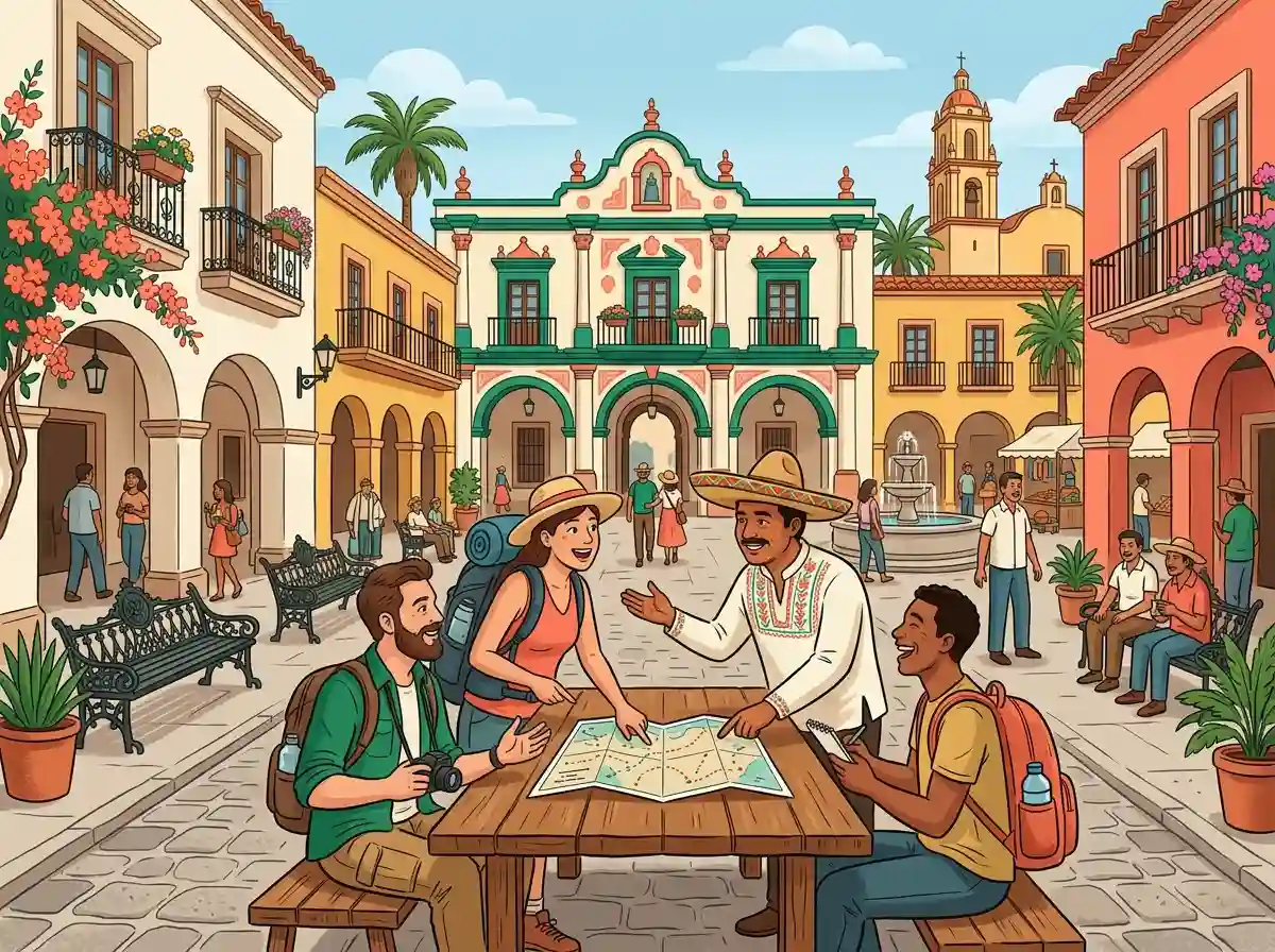 Ilustración para el grupo PARA CONOCER PANAS en Cancún