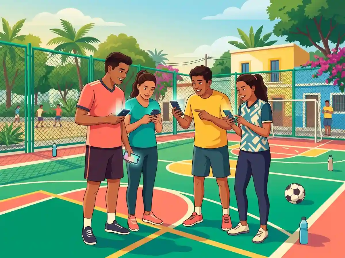 Ilustración para el grupo sky niños de la luz comunidad en Tijuana